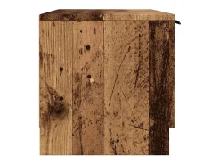 Mueble de TV madera contrachapada madera antigua 102x35x36,5 cm