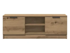 Mueble de TV madera contrachapada artisan roble 102x35x36,5 cm