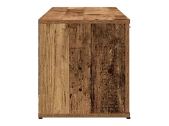 Mueble de TV madera contrachapada envejecida 120x34x37 cm