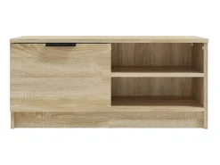 Mueble de TV madera contrachapada roble Sonoma 80x35x36,5 cm ES38472
