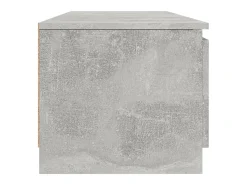 Mueble de TV madera contrachapada gris hormigón 140x40x35,5 cm ES21271