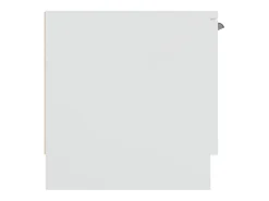 Mueble de TV madera contrachapada blanco 102x35x36,5 cm