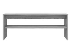Mueble de TV madera contrachapada gris Sonoma 100x40x40 cm
