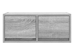 Mueble de TV madera contrachapada gris Sonoma 60x31x25,5 cm