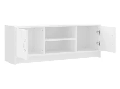 Mueble de TV madera de ingeniería blanco 102x30x37,5 cm