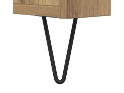 Mueble de TV madera de ingeniería roble artisan 150x30x50 cm