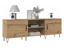 Mueble de TV madera de ingeniería roble artisan 150x30x50 cm