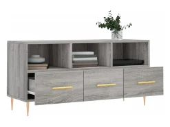Mueble de TV madera de ingeniería gris Sonoma 102x36x50 cm