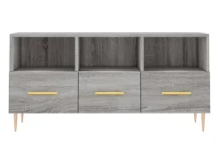 Mueble de TV madera de ingeniería gris Sonoma 102x36x50 cm