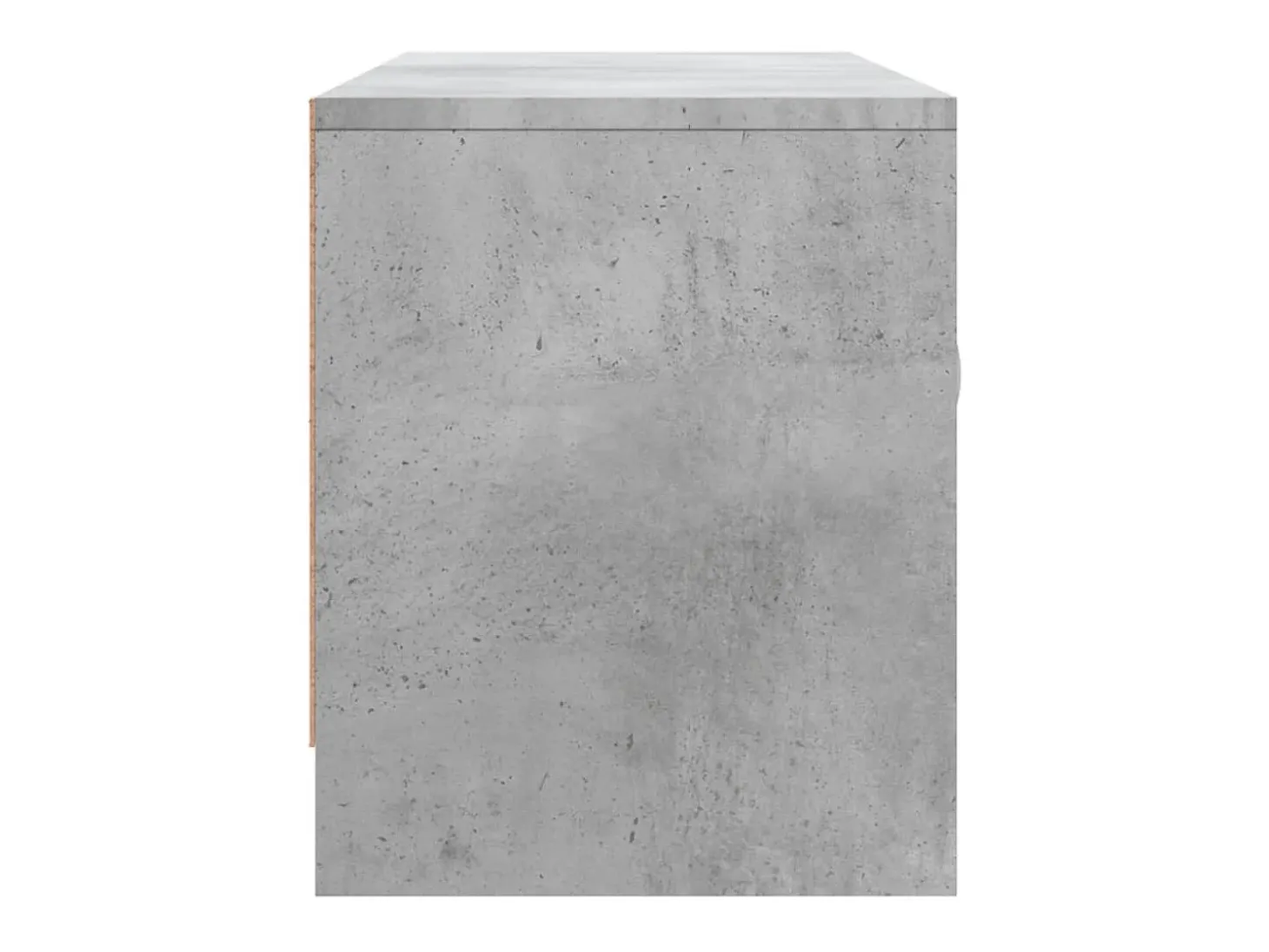 Mueble de TV madera de ingeniería gris hormigón 102x30x37,5 cm