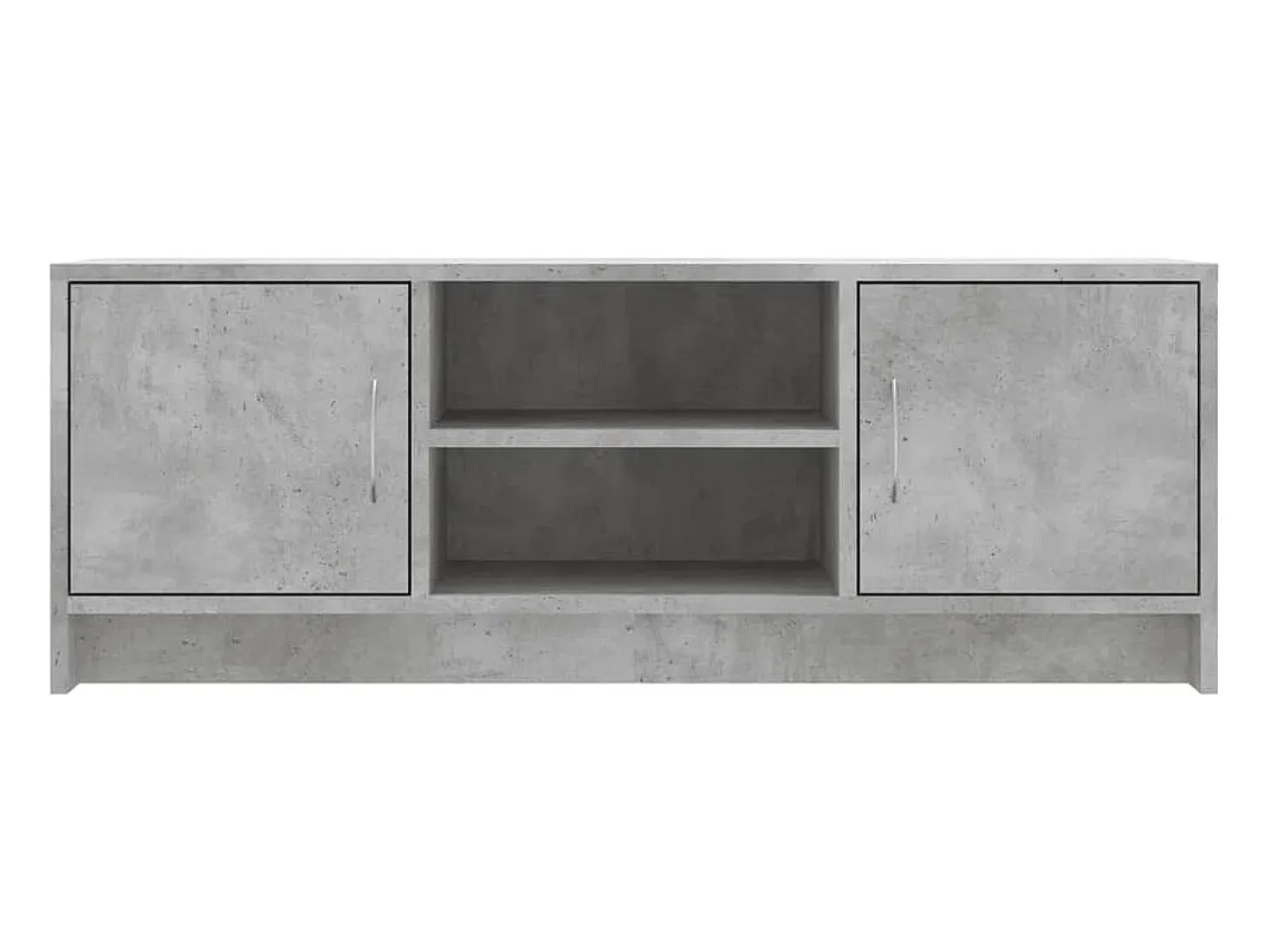 Mueble de TV madera de ingeniería gris hormigón 102x30x37,5 cm