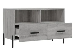 Mueble de TV madera de ingeniería gris Sonoma 80x36x50 cm