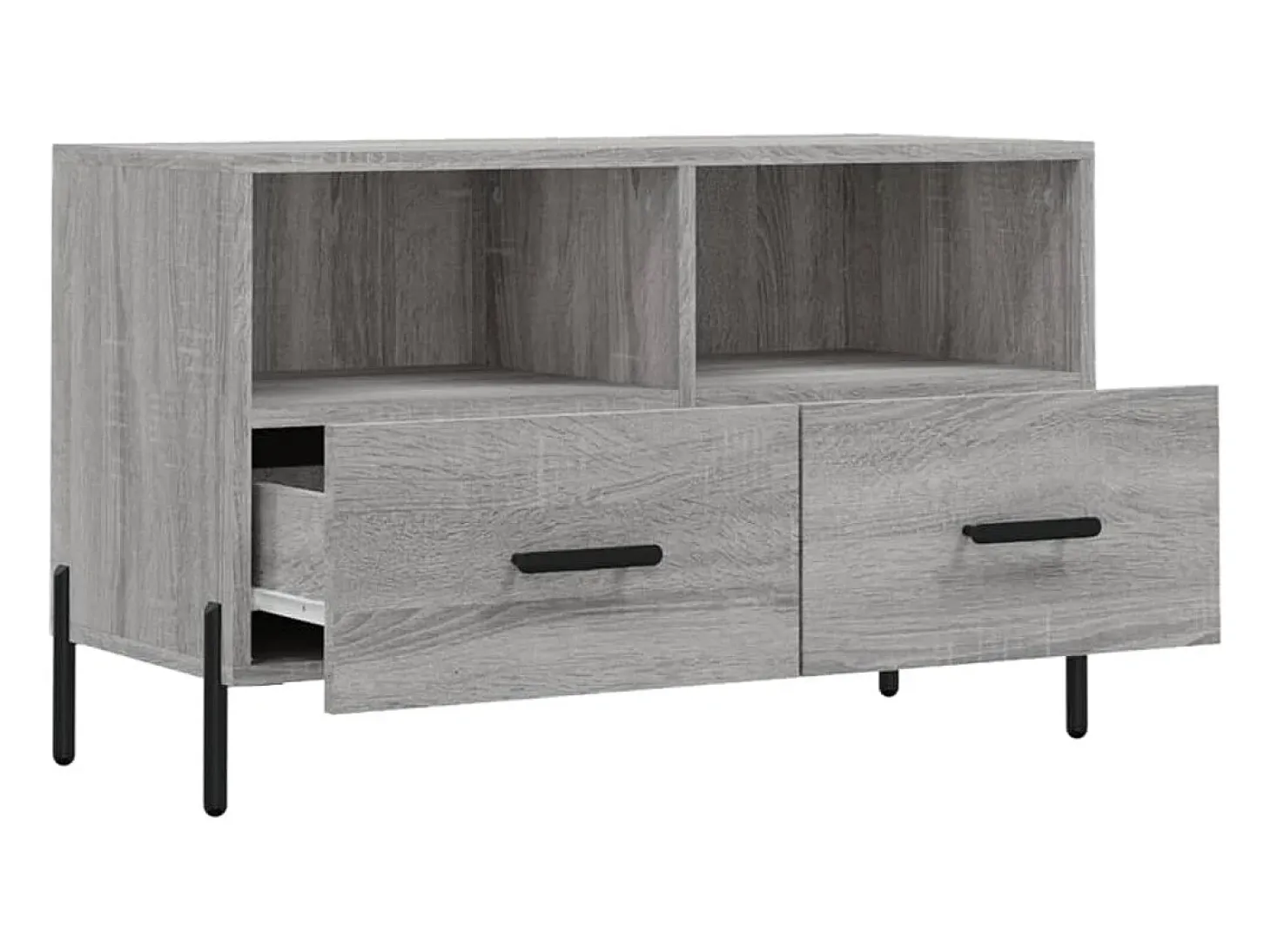 Mueble de TV madera de ingeniería gris Sonoma 80x36x50 cm