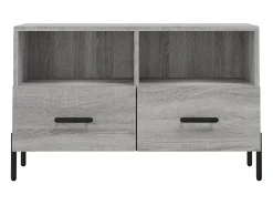 Mueble de TV madera de ingeniería gris Sonoma 80x36x50 cm
