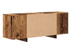 Mueble de TV madera de ingeniería envejecida 130x35x50 cm