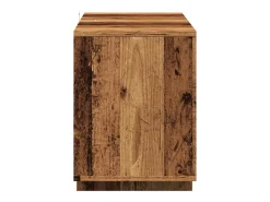 Mueble de TV madera de ingeniería envejecida 130x35x50 cm