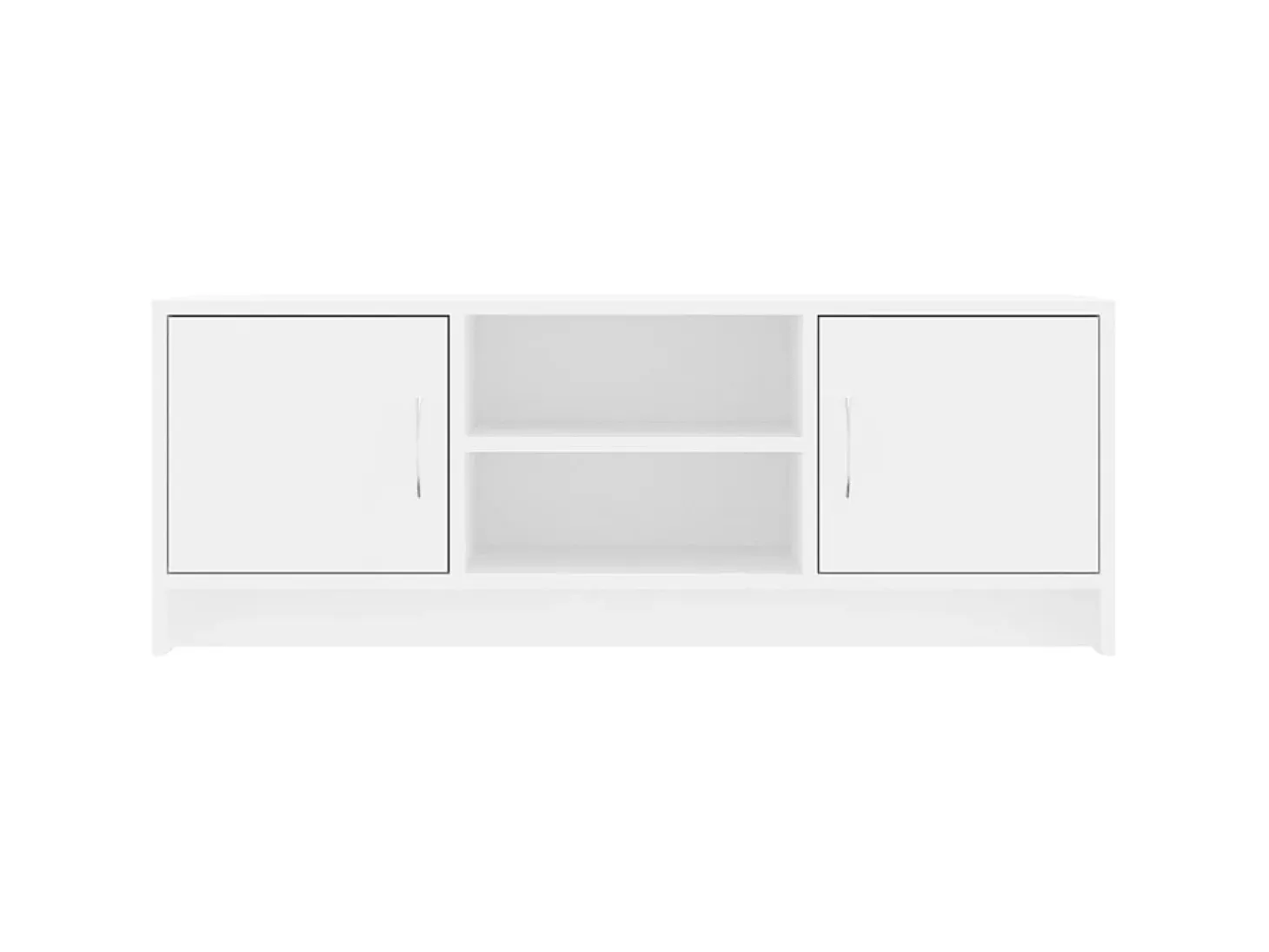 Mueble de TV madera de ingeniería blanco 102x30x37,5 cm ES41677