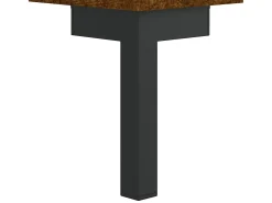 Mueble de TV madera de ingeniería roble ahumado 150x30x50 cm