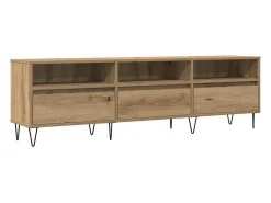 Mueble de TV madera de ingeniería roble artisan 150x30x44,5 cm