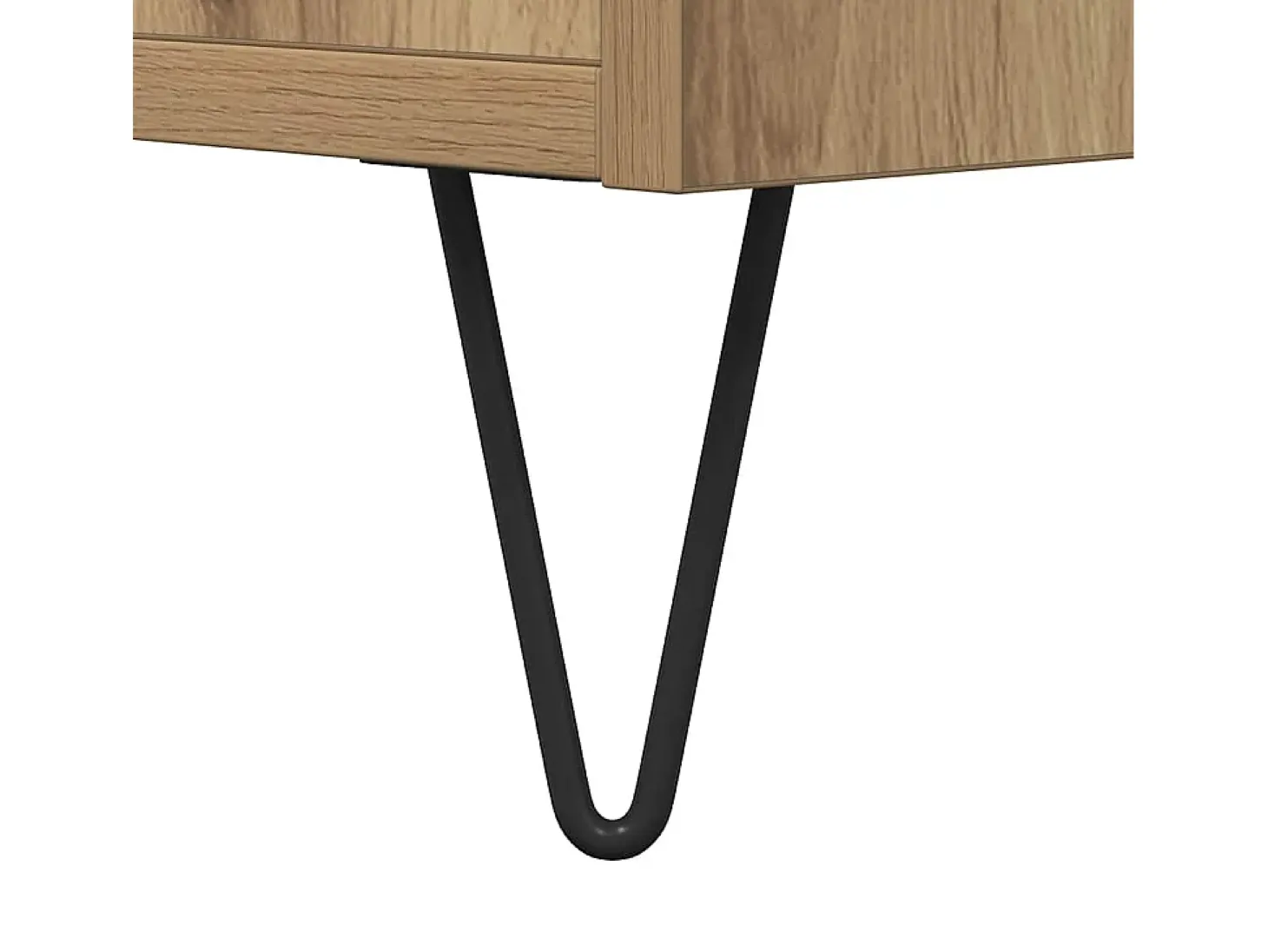 Mueble de TV madera de ingeniería roble artisan 150x30x44,5 cm