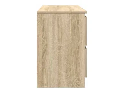 Mueble de TV madera de ingeniería roble Sonoma 100x35x54 cm