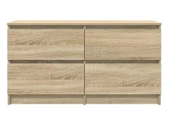 Mueble de TV madera de ingeniería roble Sonoma 100x35x54 cm
