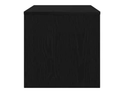 Mueble de TV madera de ingeniería roble negro 80x40x40 cm