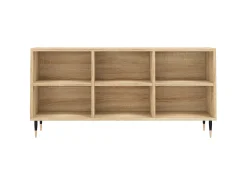 Mueble de TV madera de ingeniería roble Sonoma 103,5x30x50 cm ES88928