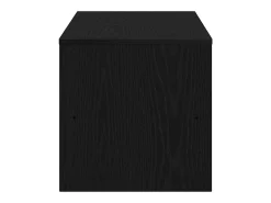 Mueble de TV madera de ingeniería negro roble 120x40x40cm