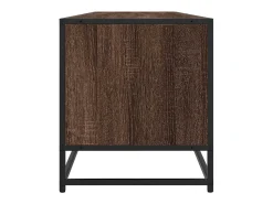 Mueble de TV madera de ingeniería marrón roble 180,5x40x46 cm