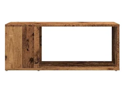 Mueble de TV madera de ingeniería envejecida 80x24x32 cm