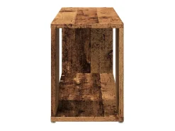 Mueble de TV madera de ingeniería envejecida 80x24x32 cm