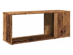 Mueble de TV madera de ingeniería envejecida 80x24x32 cm