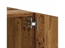 Mueble de TV madera de ingeniería envejecida 100x35x40 cm