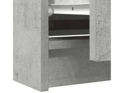 Mueble de TV madera de ingeniería gris hormigón 100x35x54 cm