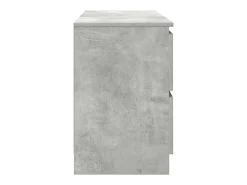 Mueble de TV madera de ingeniería gris hormigón 100x35x54 cm