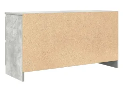 Mueble de TV madera de ingeniería gris hormigón 100x35x54 cm