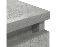 Mueble de TV madera de ingeniería gris hormigón 100x35x54 cm