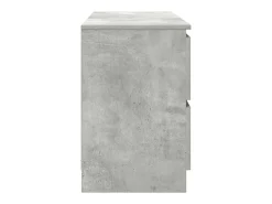 Mueble de TV madera de ingeniería gris hormigón 100x35x54 cm