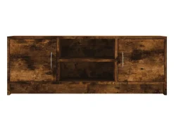 Mueble de TV madera de ingeniería roble ahumado 102x30x37,5 cm