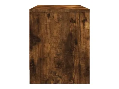 Mueble de TV madera de ingeniería roble ahumado 102x30x37,5 cm