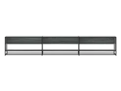 Mueble de TV madera de ingeniería gris Sonoma 270x40x46 cm