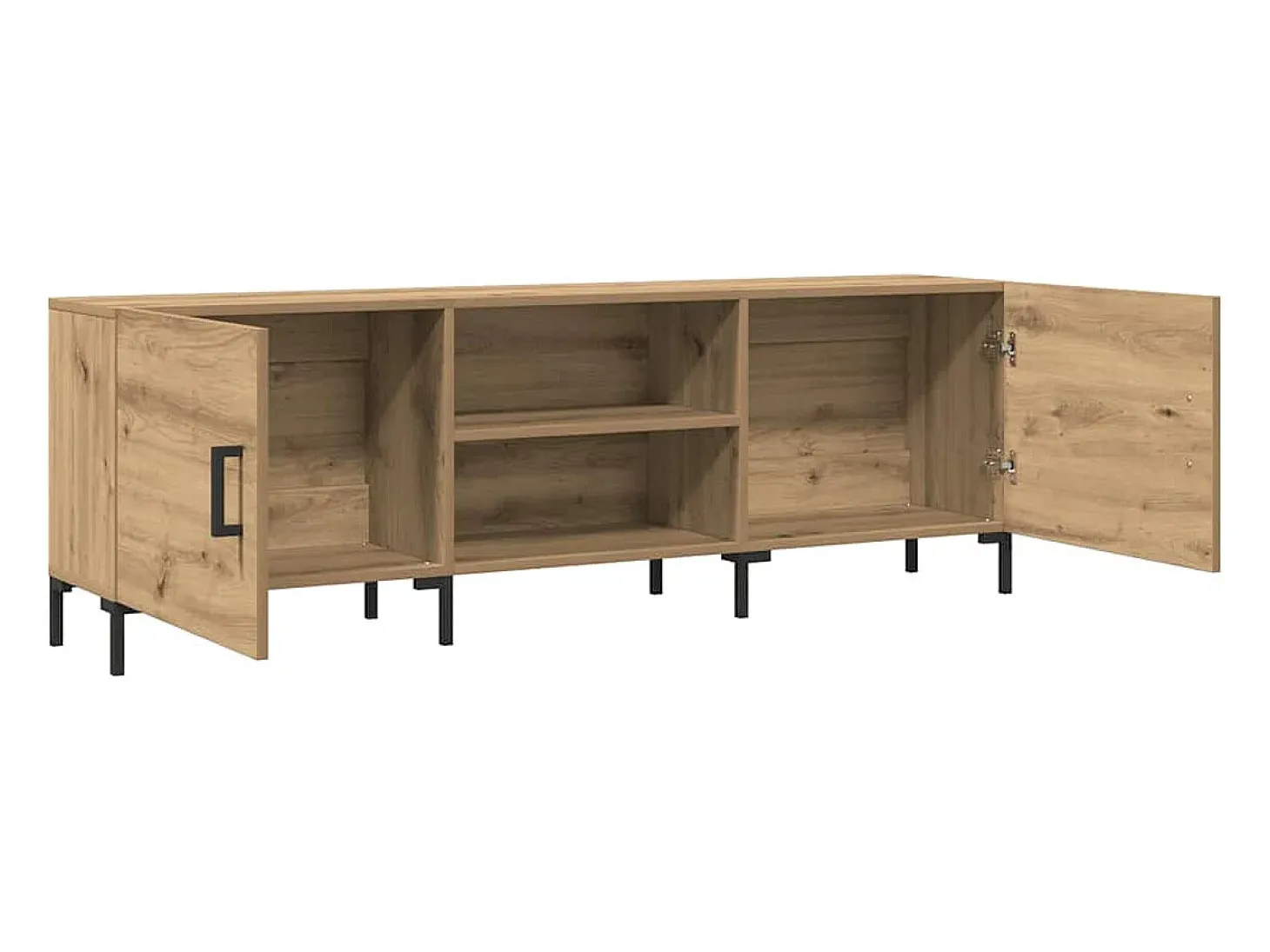 Mueble de TV madera de ingeniería roble artisan 150x30x50 cm