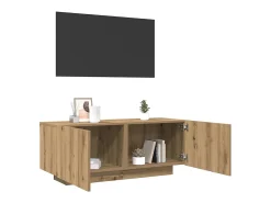 Mueble de TV madera de ingeniería roble artisan 100x35x40 cm