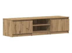 Mueble de TV madera de ingeniería roble artisan 140x40x36 cm