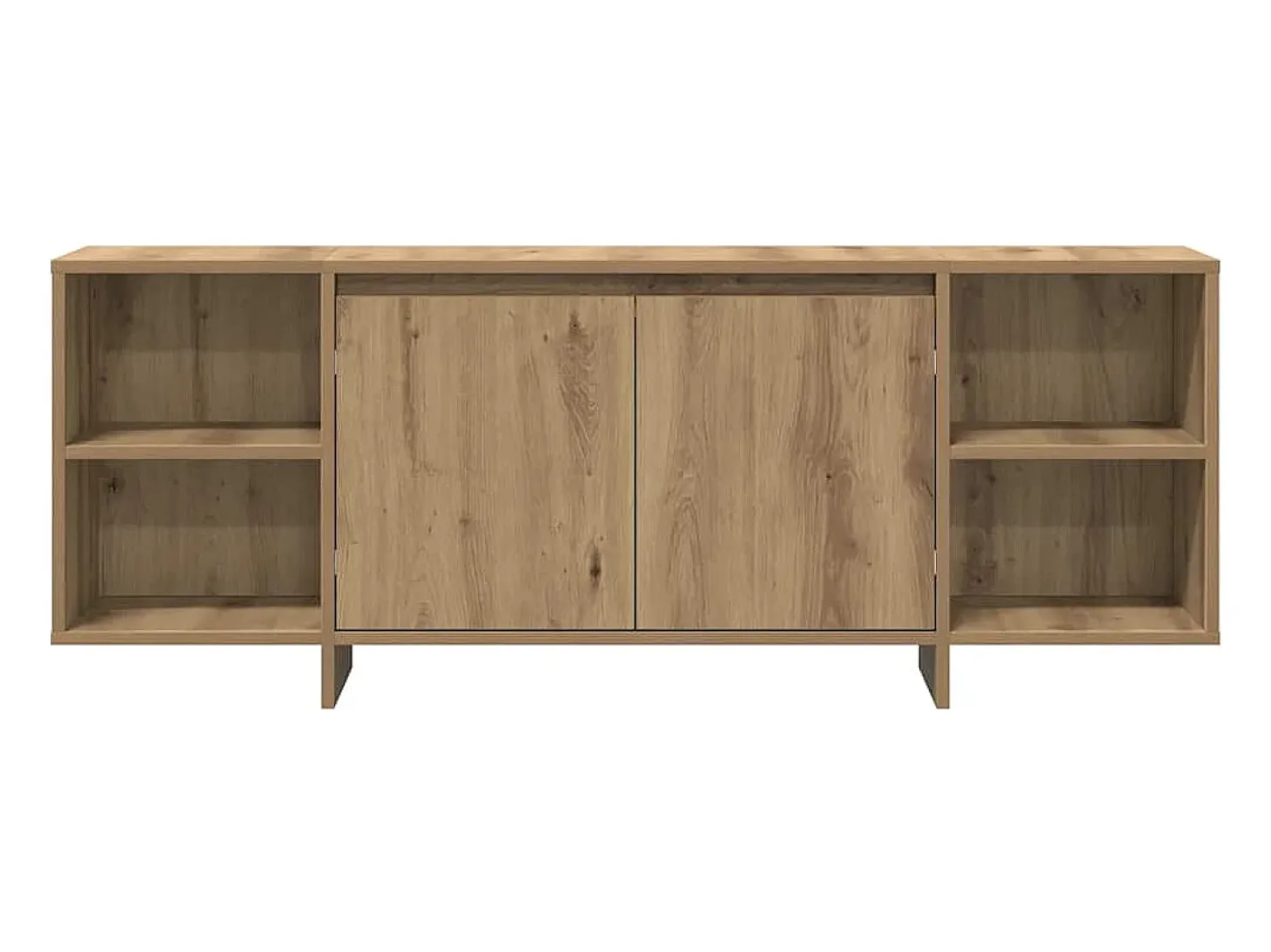 Mueble de TV madera de ingeniería roble artisan 130x35x50 cm