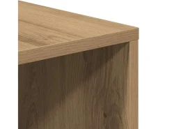 Mueble de TV madera de ingeniería roble artisan 130x35x50 cm