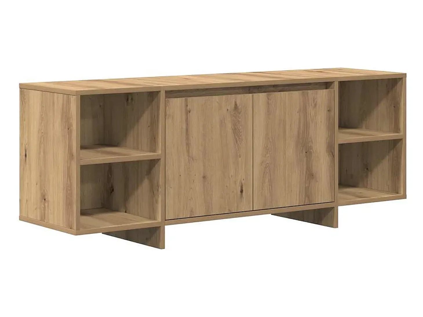Mueble de TV madera de ingeniería roble artisan 130x35x50 cm