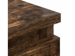 Mueble de TV madera de ingeniería roble ahumado 60x35x54 cm