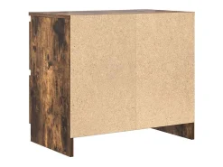 Mueble de TV madera de ingeniería roble ahumado 60x35x54 cm